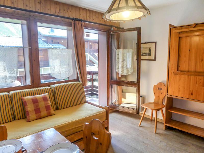 Ski verhuur Appartement 3 kamers 4 personen (5) - Les Jardins du Mont-Blanc - Chamonix - Woonkamer