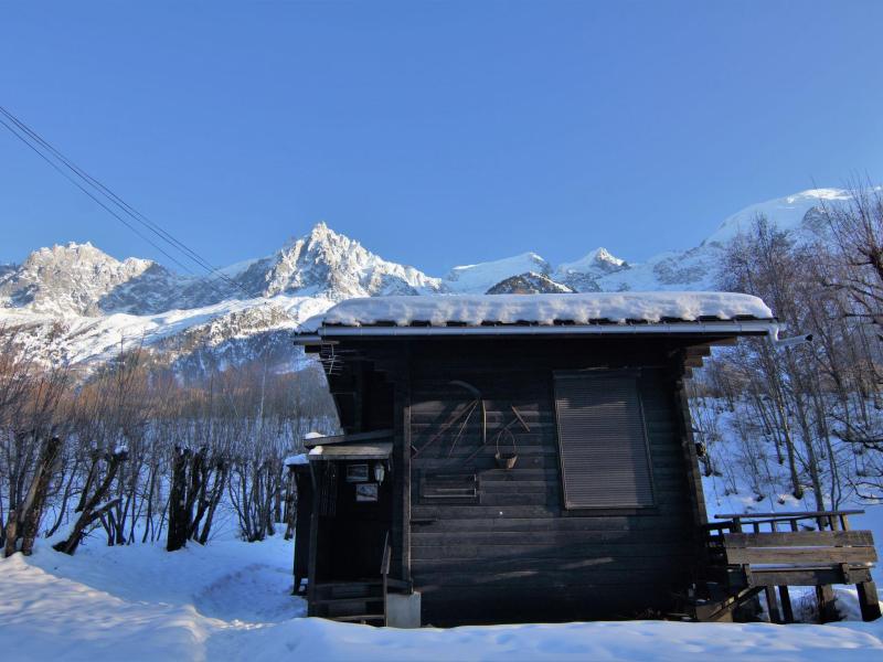 Rent in ski resort 1 room apartment 2 people (2) - Les Mazots de La Renardiere - Chamonix - Winter outside