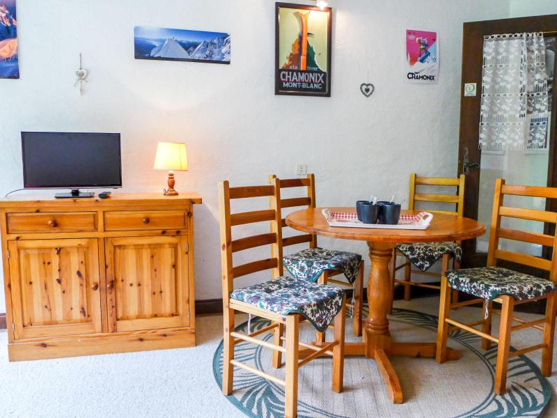 Ski verhuur Appartement 1 kamers 4 personen (1) - Les Pècles - Chamonix - Woonkamer