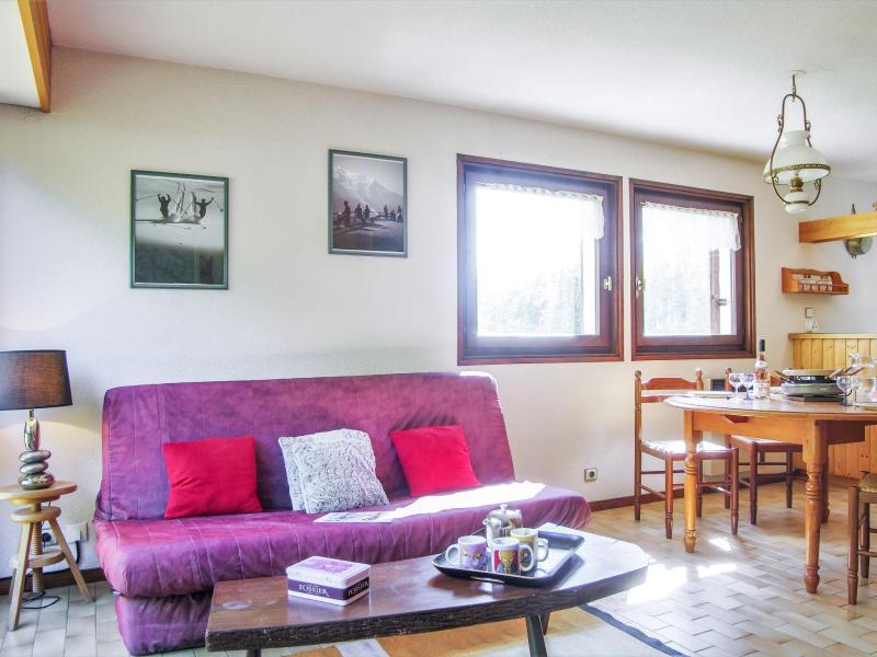 Rent in ski resort 3 room apartment 4 people (2) - Les Pelarnys - Chamonix - Living room