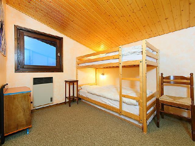 Skiverleih 3-Zimmer-Appartment für 4 Personen (2) - Les Pelarnys - Chamonix - Stockbetten