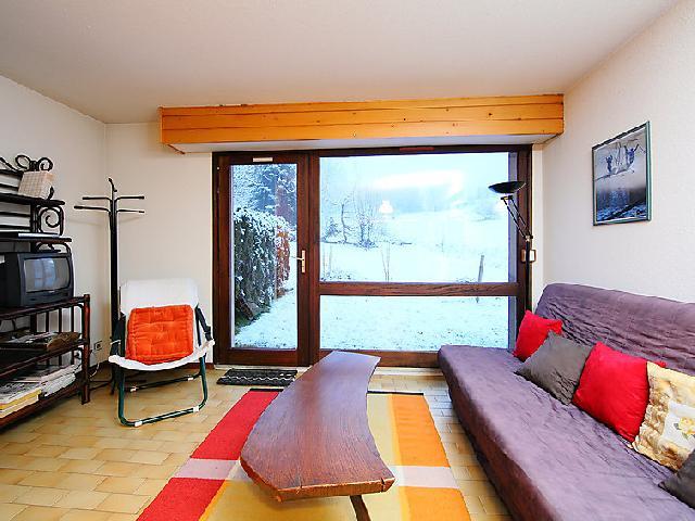 Skiverleih 3-Zimmer-Appartment für 4 Personen (2) - Les Pelarnys - Chamonix - Wohnzimmer