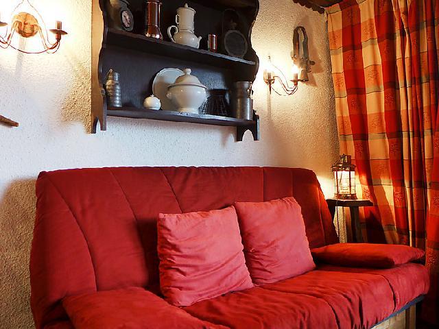 Rent in ski resort 1 room apartment 3 people (1) - Lognan - Chamonix - Living room