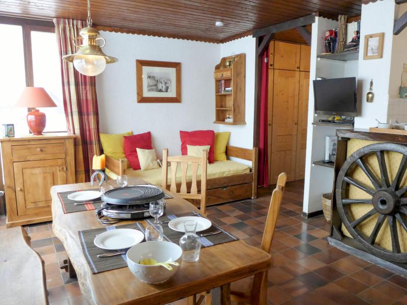 Ski verhuur Appartement 1 kamers 3 personen (1) - Lognan - Chamonix - Woonkamer