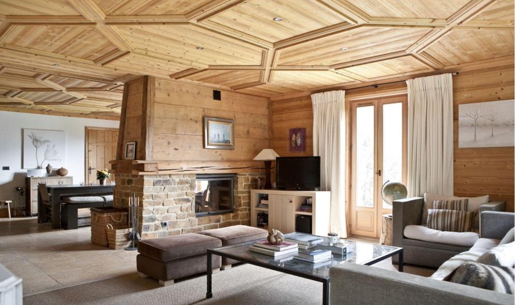 Rent in ski resort 4 room cottage 6 people (Edelweiss) - Maison de Pays les Arolles - Chamonix - Living room