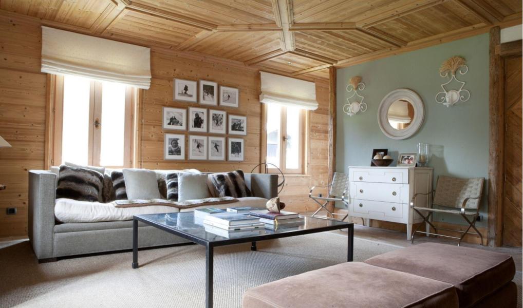 Rent in ski resort 4 room cottage 6 people (Edelweiss) - Maison de Pays les Arolles - Chamonix - Living room