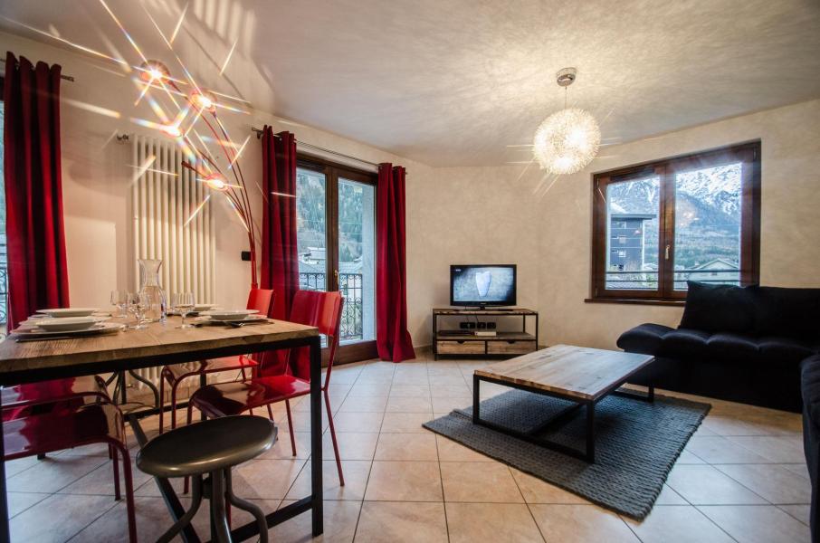 Skiverleih 3-Zimmer-Appartment für 6 Personen (Epsilon) - Résidence Alpes 4 - Chamonix - Wohnzimmer