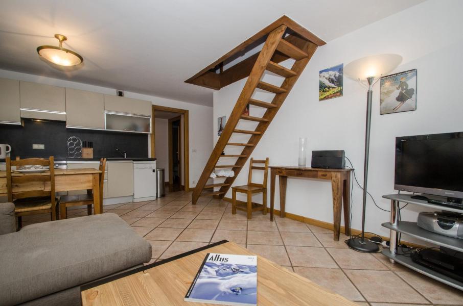 Wynajem na narty Apartament duplex 4 pokojowy 6 osób (ROSAS) - Résidence Androsace - Chamonix - Pokój gościnny