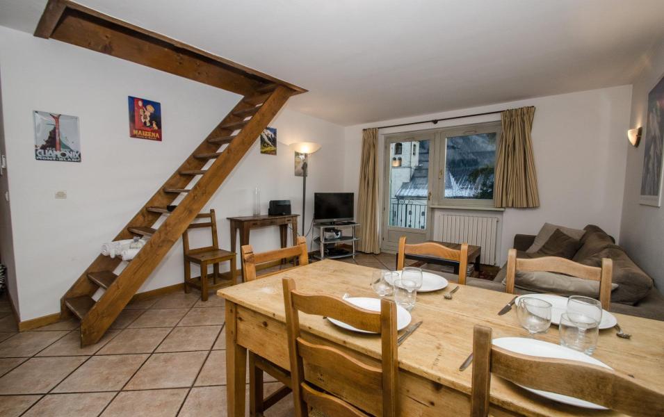 Location au ski Appartement duplex 4 pièces 6 personnes (ROSAS) - Résidence Androsace - Chamonix - Séjour