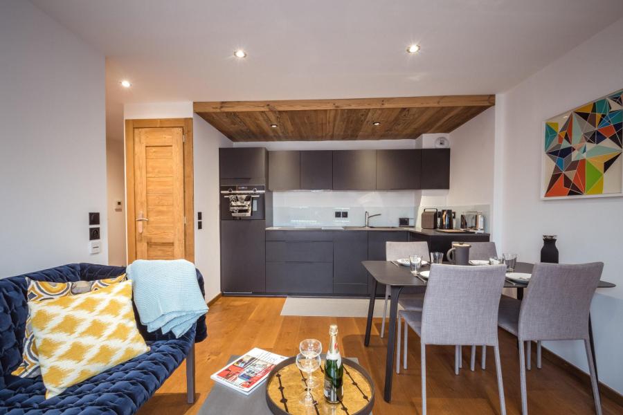 Rent in ski resort 2 room apartment 2 people (ALLEGRIA) - Résidence Androsace du Lyret - Chamonix - Living room