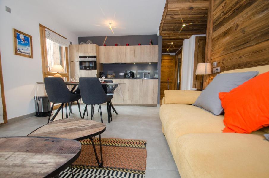 Аренда на лыжном курорте Апартаменты 2 комнат 4 чел. (JOY) - Résidence Androsace du Lyret - Chamonix - Салон