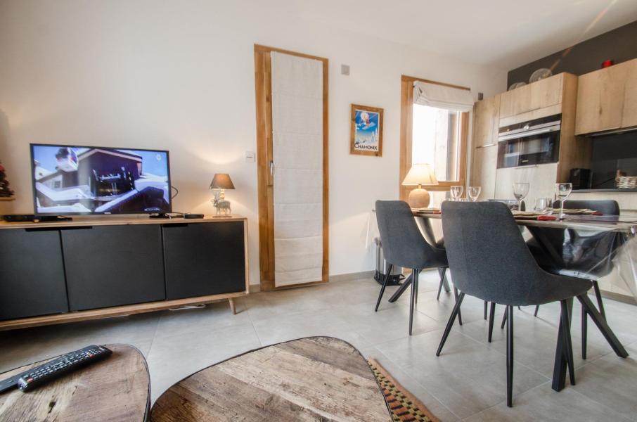 Wynajem na narty Apartament 2 pokojowy 4 osób (JOY) - Résidence Androsace du Lyret - Chamonix - Pokój gościnny