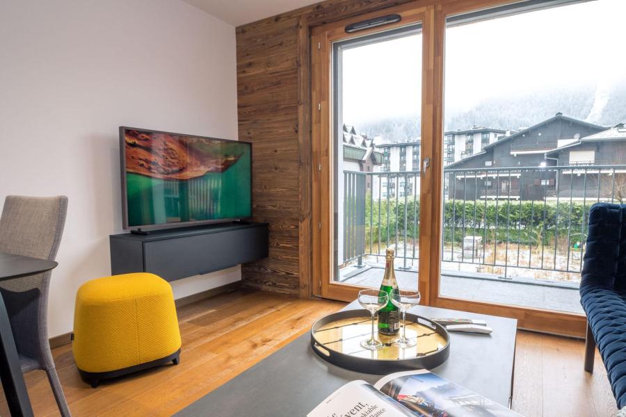 Alquiler al esquí Apartamento 2 piezas para 2 personas (ALLEGRIA) - Résidence Androsace du Lyret - Chamonix - Estancia