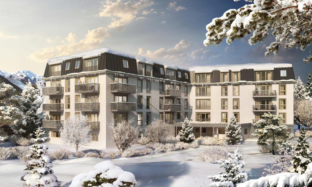 Location au ski Résidence Blanc Mont-Blanc - Chamonix - Extérieur hiver