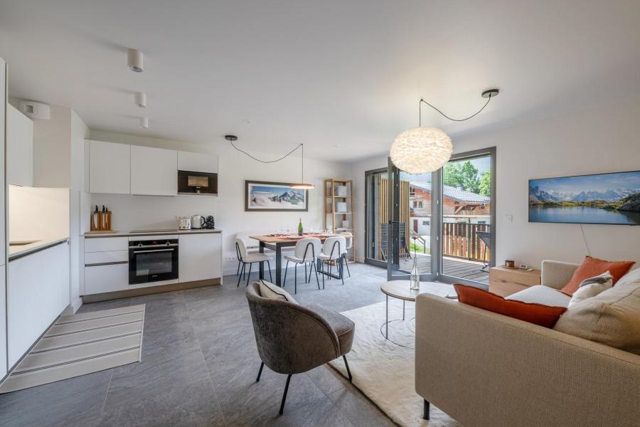 Wynajem na narty Apartament 3 pokojowy 4 osób - Résidence Castorettes - Chamonix - Pokój gościnny