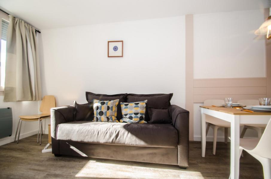 Skiverleih 2-Zimmer-Appartment für 4 Personen (INDIA) - Résidence Chamois Blanc - Chamonix - Wohnzimmer