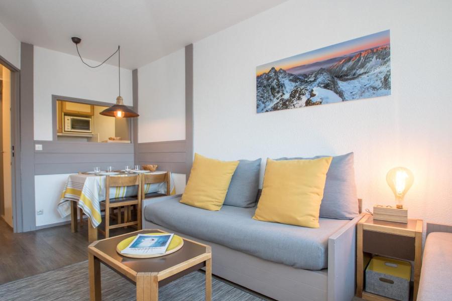 Ski verhuur Appartement 2 kamers 4 personen (CROCUS) - Résidence Chamois Blanc - Chamonix - Woonkamer