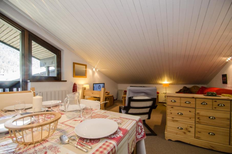 Аренда на лыжном курорте Апартаменты 2 комнат 4 чел. (petra) - Résidence Champraz - Chamonix - Салон