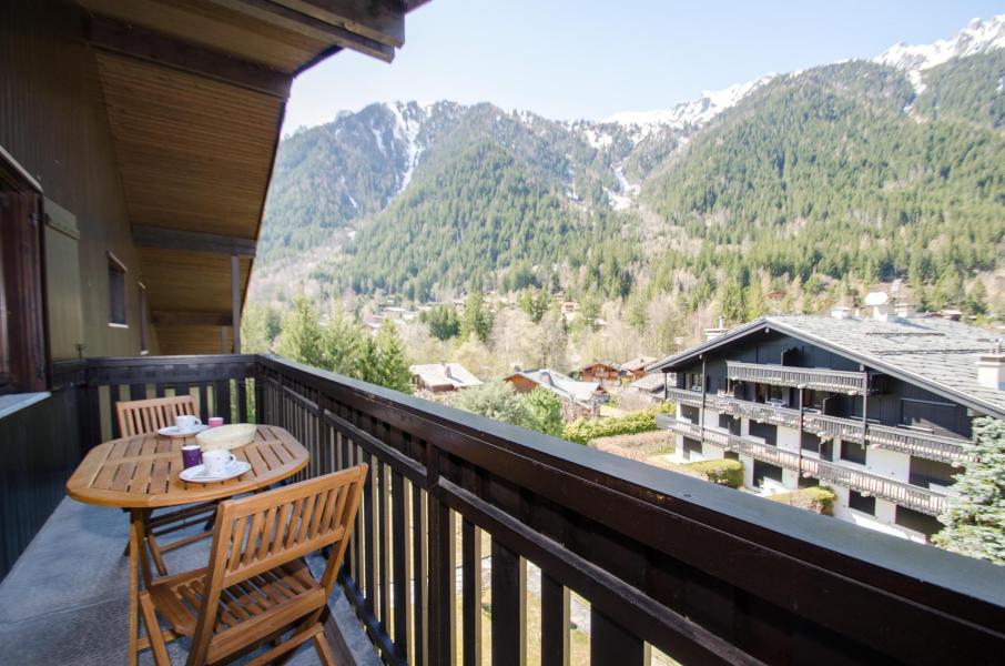 Wynajem na narty Apartament 2 pokojowy 4 osób (petra) - Résidence Champraz - Chamonix - Taras