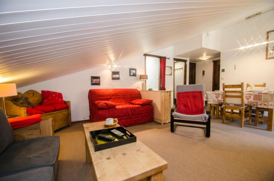 Ski verhuur Appartement 2 kamers 4 personen (petra) - Résidence Champraz - Chamonix - Woonkamer
