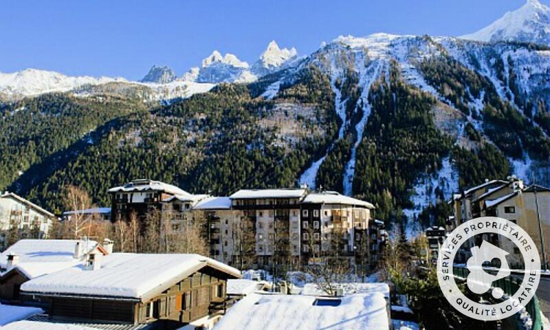 Urlaub in den Bergen Résidence la Rivière - MH - Chamonix - Draußen im Winter