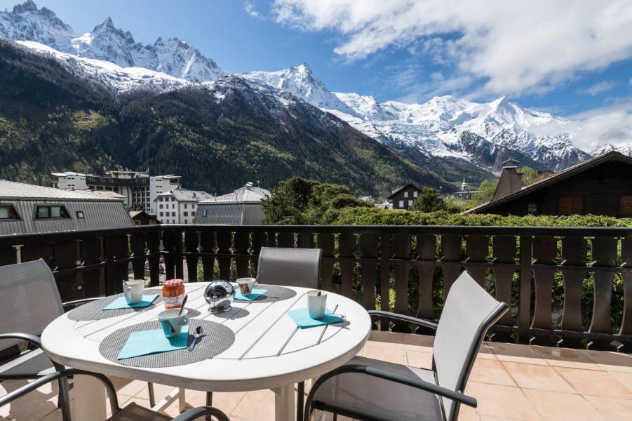 Skiverleih 3-Zimmer-Appartment für 4 Personen (Agata) - Résidence le Clos du Savoy - Chamonix - Balkon