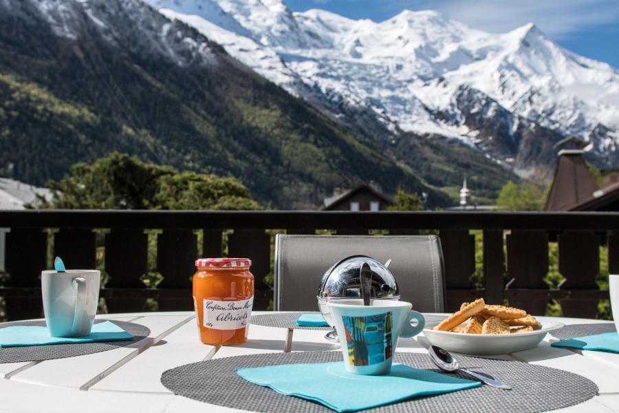 Skiverleih 3-Zimmer-Appartment für 4 Personen (Agata) - Résidence le Clos du Savoy - Chamonix - Terrasse