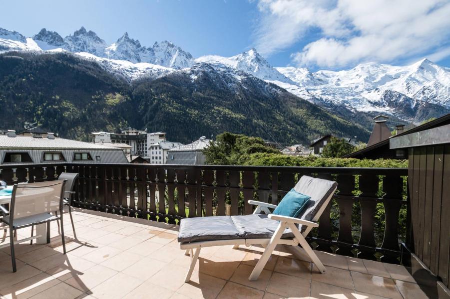 Ski verhuur Appartement 3 kamers 4 personen (Agata) - Résidence le Clos du Savoy - Chamonix - Balkon