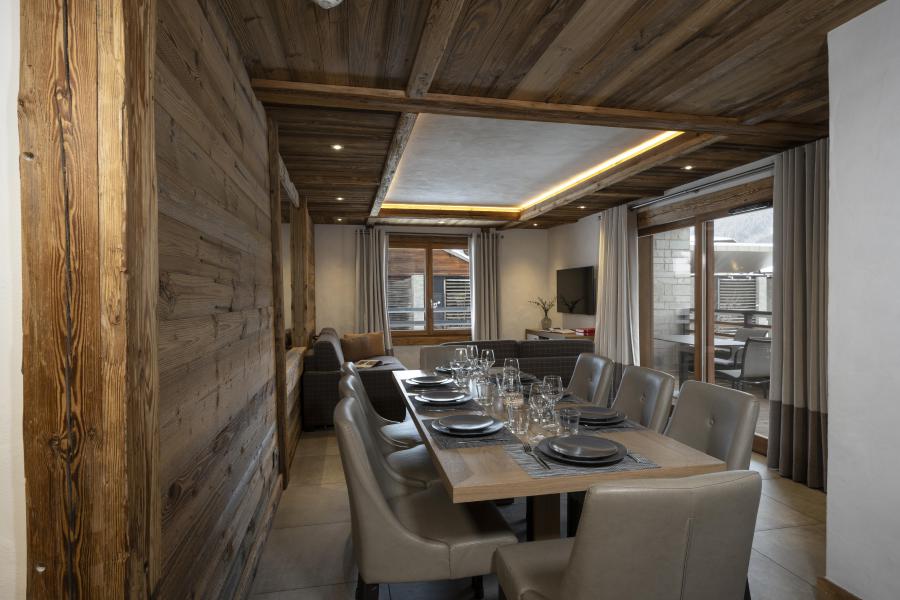 Аренда на лыжном курорте Апартаменты 4 комнат 8 чел. - Résidence le Cristal de Jade - Chamonix - Столова&