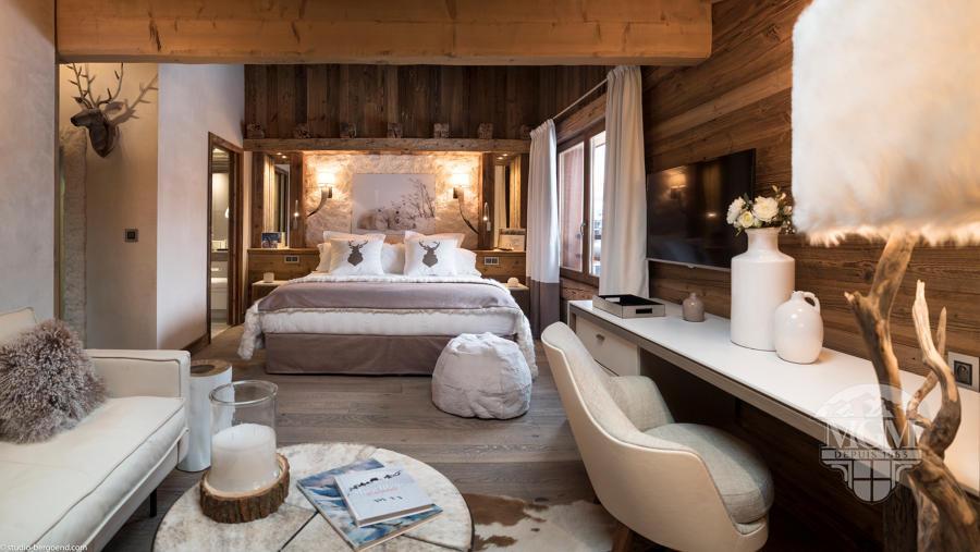 Rent in ski resort 5 room apartment 8 people (L'Ecrin De Jade) - Résidence le Cristal de Jade - Chamonix - Bedroom