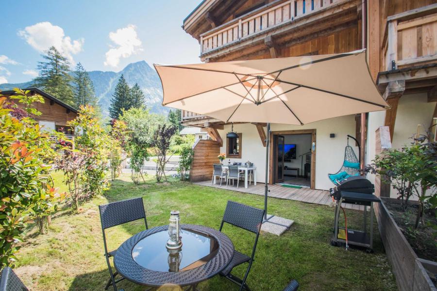 Ski verhuur Appartement 3 kamers 4 personen (YOSEMITE) - Résidence Le Green - Chamonix - Terras