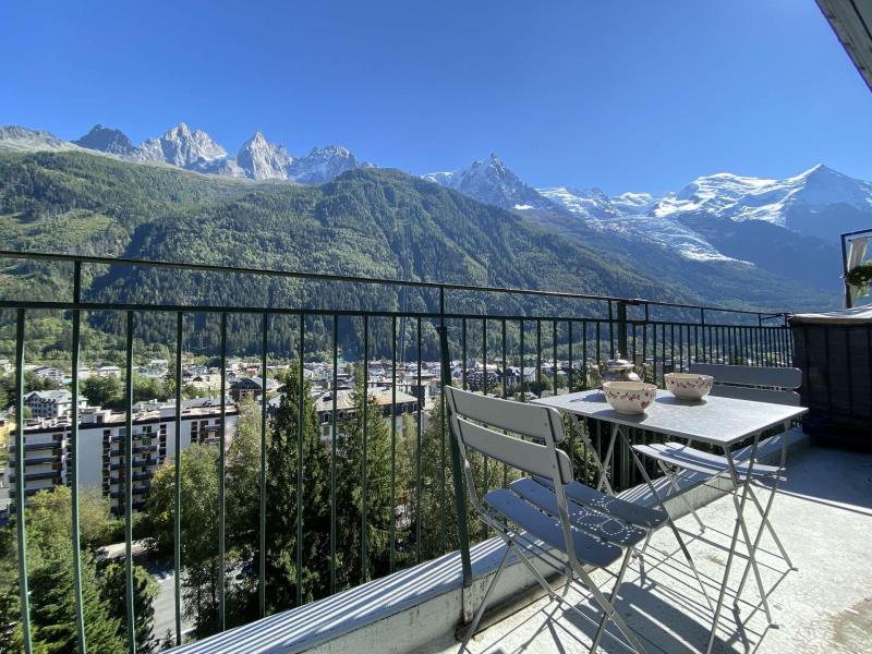 Rent in ski resort 2 room apartment 4 people (icone) - Résidence le Majestic - Chamonix - Terrace