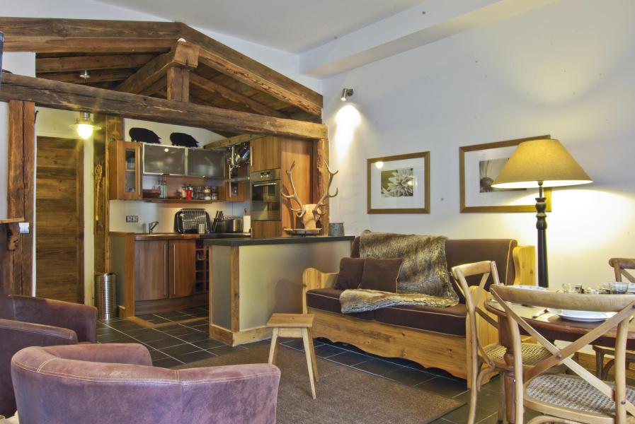 Skiverleih 2-Zimmer-Appartment für 4 Personen (icone) - Résidence le Majestic - Chamonix - Wohnzimmer