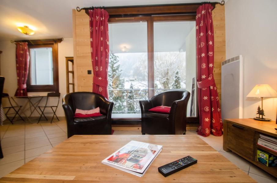 Аренда на лыжном курорте Апартаменты 3 комнат 6 чел. - Résidence le Paradis - Chamonix - Салон