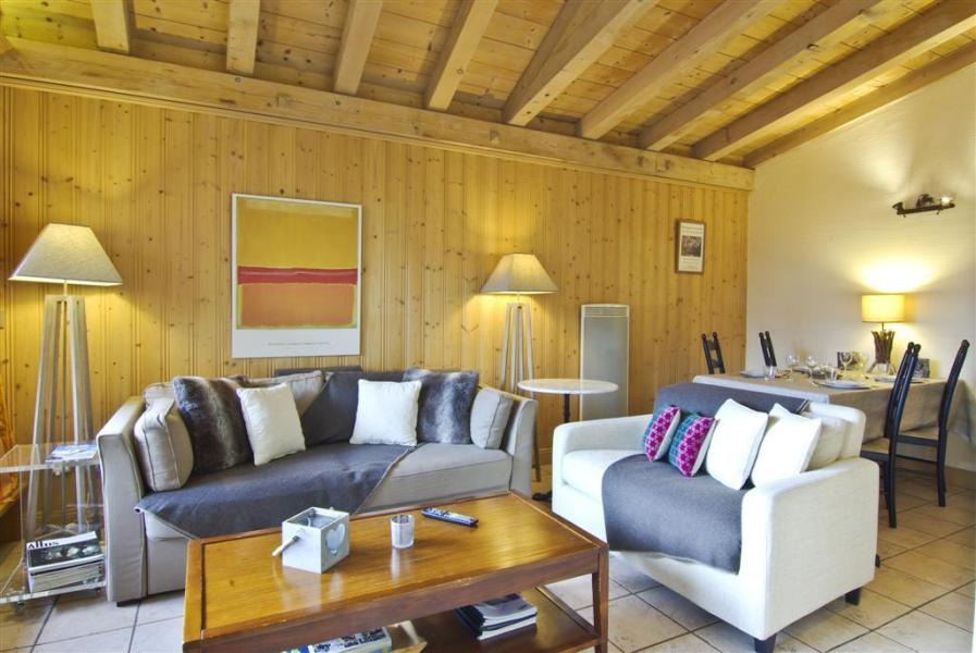 Rent in ski resort 3 room apartment 6 people (Volga) - Résidence les Chalets du Savoy - Kashmir - Chamonix - Living room