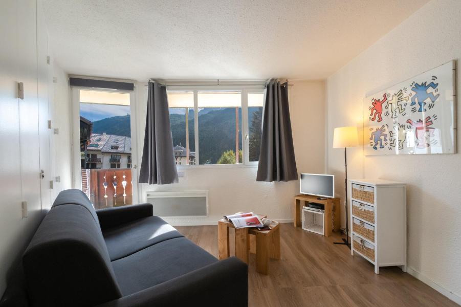 Ski verhuur Appartement 2 kamers 4 personen (Aiguille) - Résidence les Jonquilles - Chamonix - Woonkamer