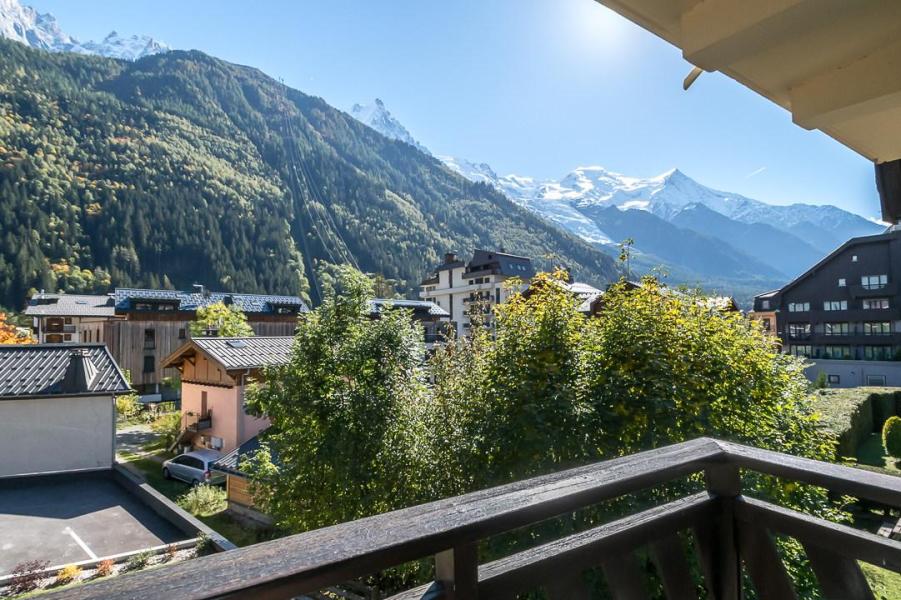 Rent in ski resort Studio sleeping corner 3 people (LADY) - Résidence les Sommets - Chamonix - Balcony