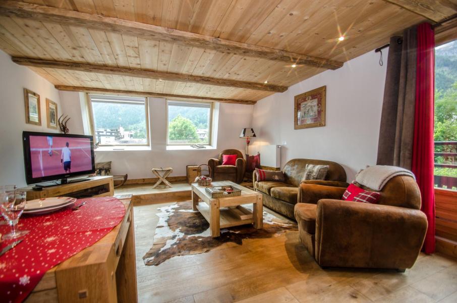 Аренда на лыжном курорте Апартаменты 3 комнат 5 чел. - Résidence Lyret 1 - Chamonix - Салон