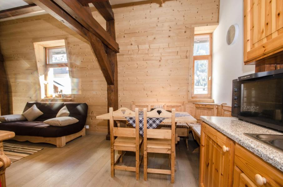 Ski verhuur Appartement duplex 3 kamers 6 personen (antares) - Villa 1930 - Chamonix - Woonkamer