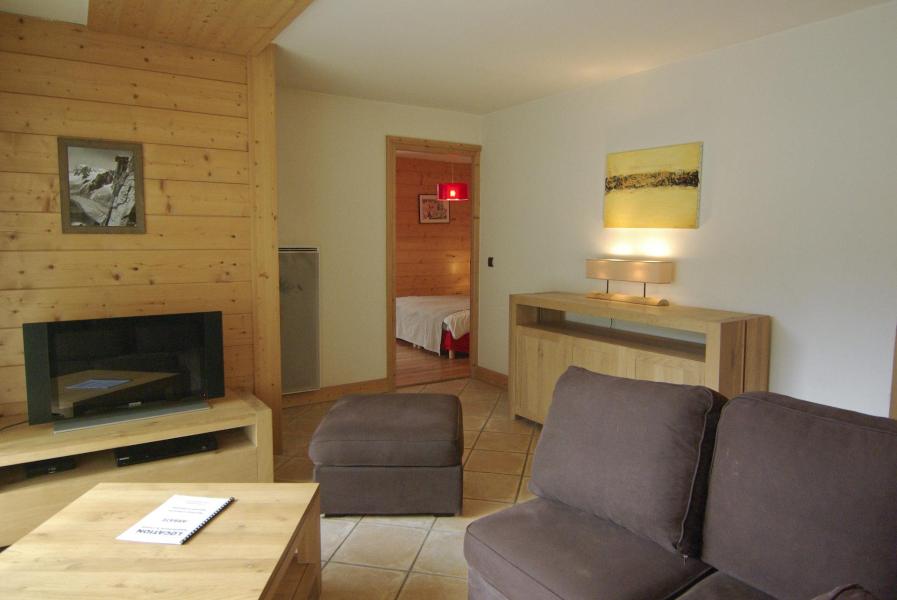 Rent in ski resort 4 room apartment sleeping corner 8 people - Villa Princesse - Chamonix - Living room