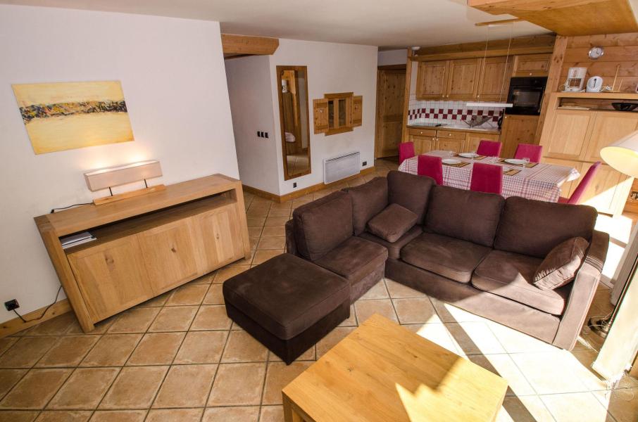 Ski verhuur Appartement 4 kamers bergnis 8 personen - Villa Princesse - Chamonix - Woonkamer