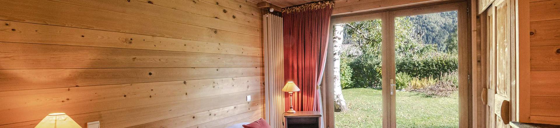 Rent in ski resort 5 room chalet 8 people - Chalet Eole - Chamonix - Bedroom
