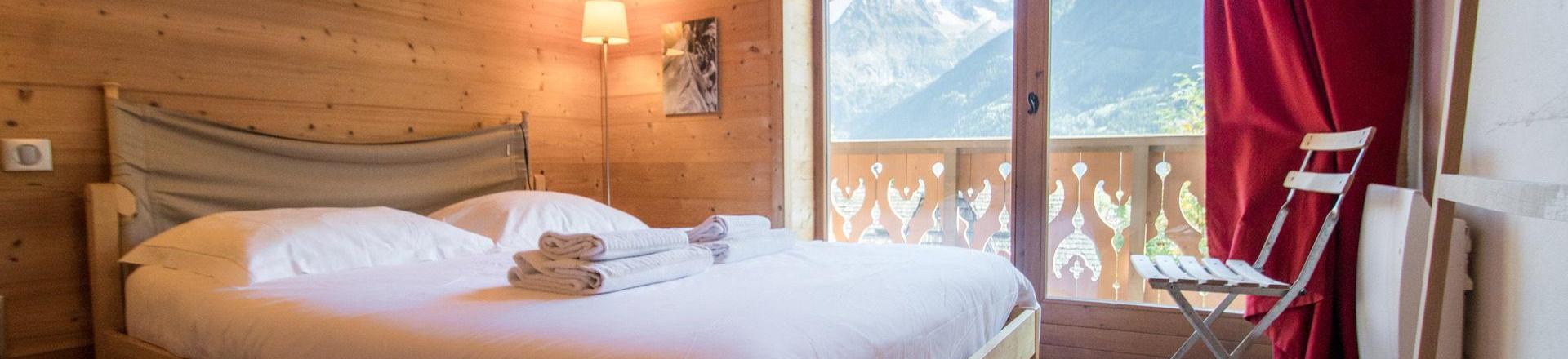 Skiverleih 4 Zimmer Chalet für 6 Personen - Chalet le Panorama - Chamonix - Schlafzimmer