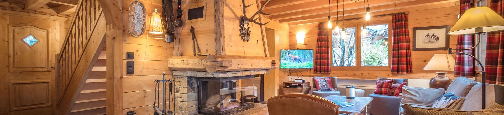 Аренда на лыжном курорте Шале 6 комнат 9 чел. - Chalet Macha - Chamonix - Салон