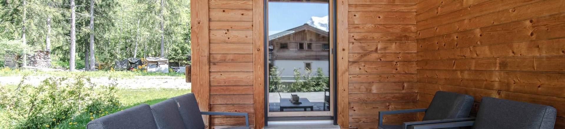 Location au ski Chalet Marius - Chamonix - Terrasse