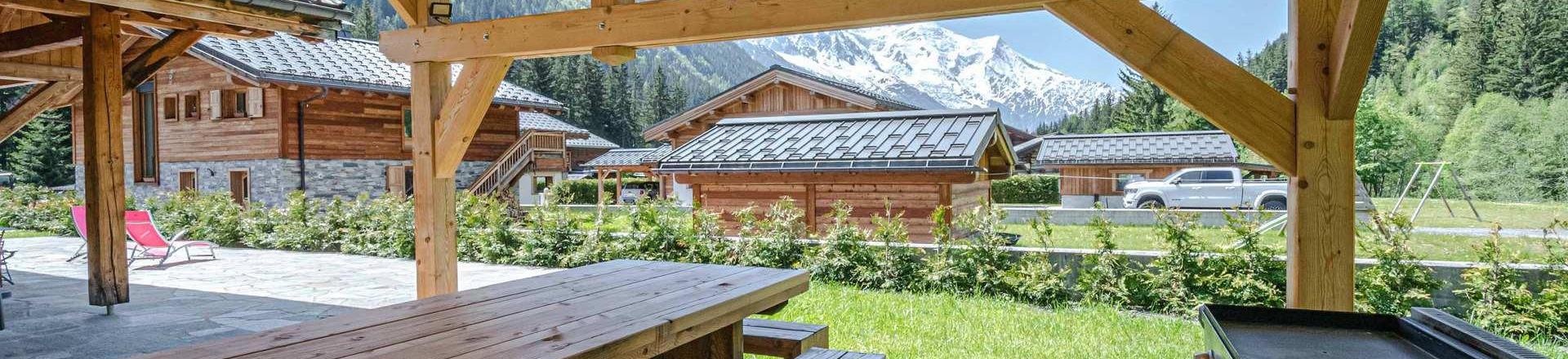 Location au ski Chalet Marius - Chamonix - Terrasse