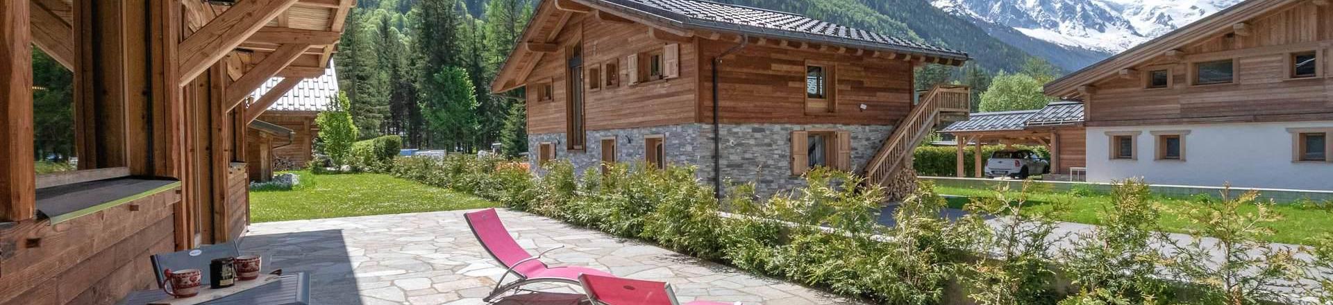 Location au ski Chalet Marius - Chamonix - Terrasse