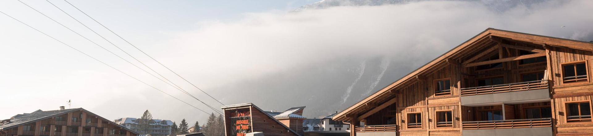 Аренда на лыжном курорте Résidence le Cristal de Jade - Chamonix - зимой под открытым небом