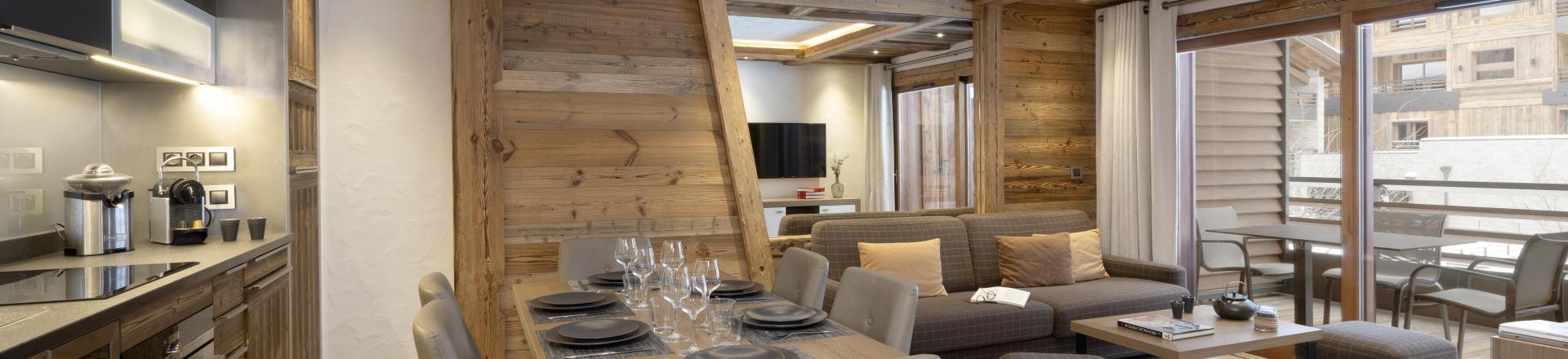 Rent in ski resort Résidence le Cristal de Jade - Chamonix - Living room