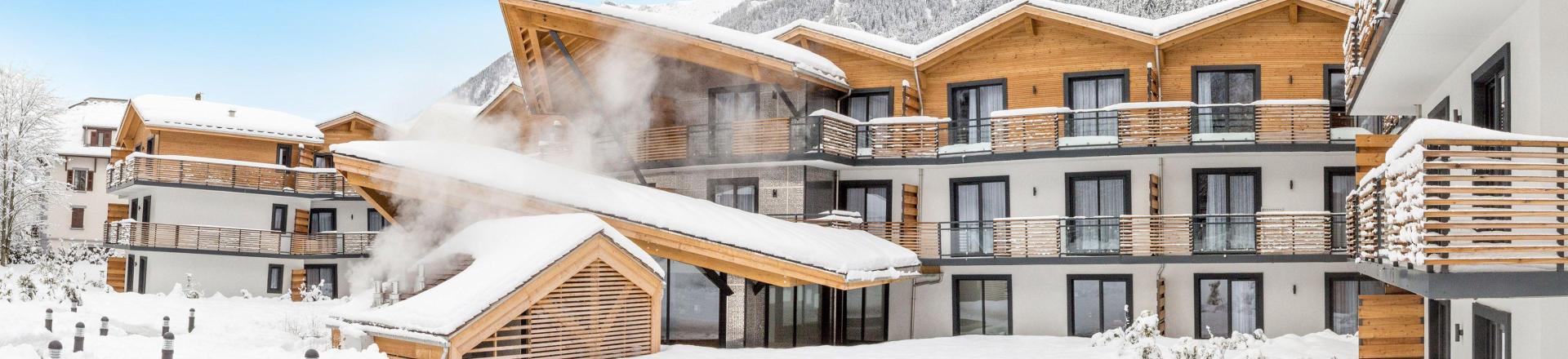 Location au ski Résidence Prestige Isatis - Chamonix - Extérieur hiver